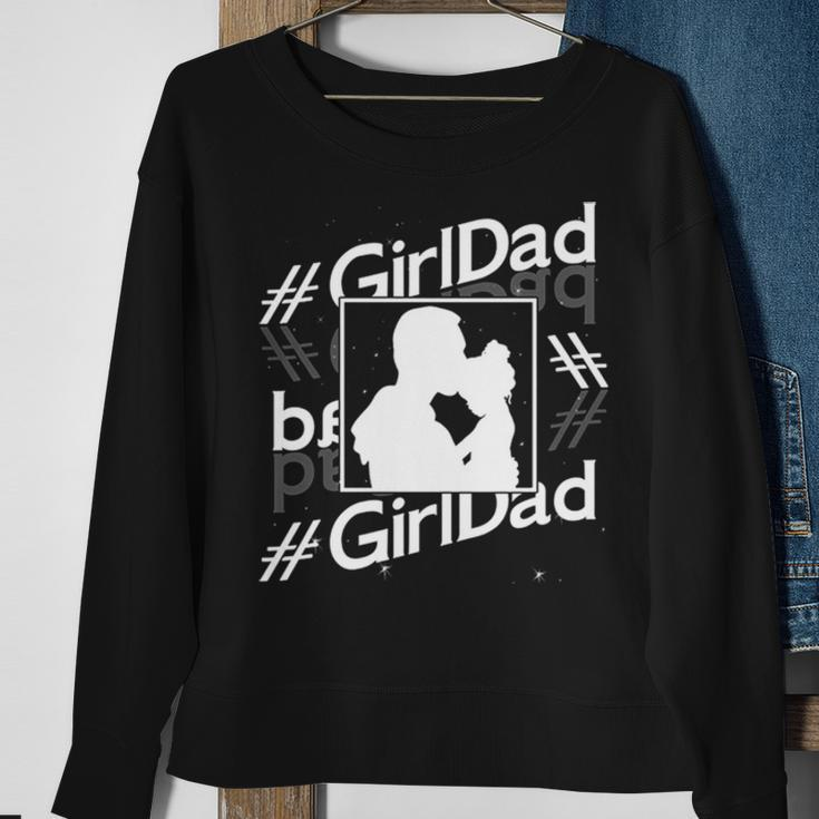 Girl Dad Family Dad And Daughter Sweatshirt Gifts for Old Women