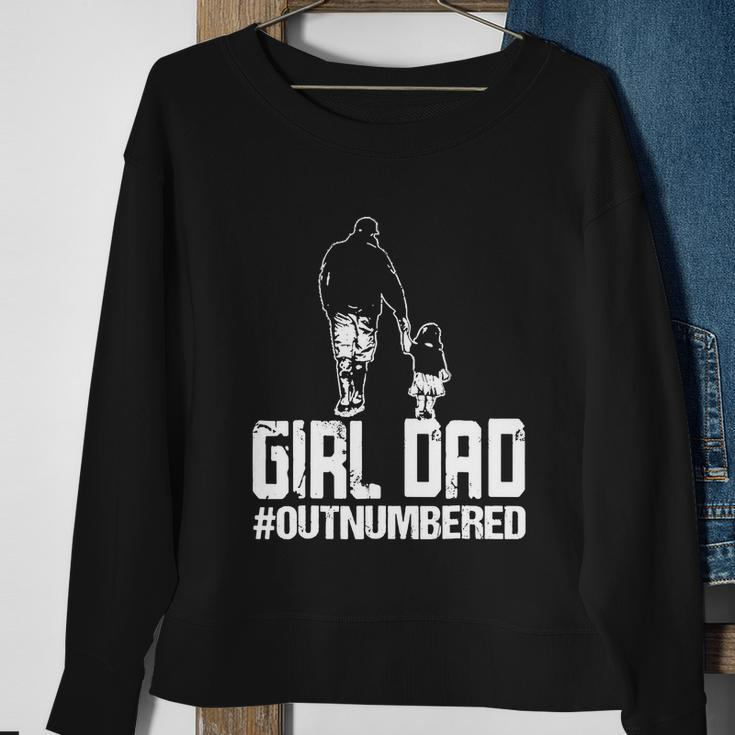 Girl Dad V5 Sweatshirt Gifts for Old Women