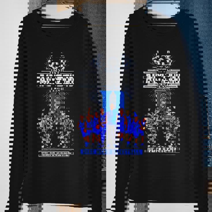 God First Family Second Then Duke Men’S Basketball Sweatshirt Gifts for Old Women