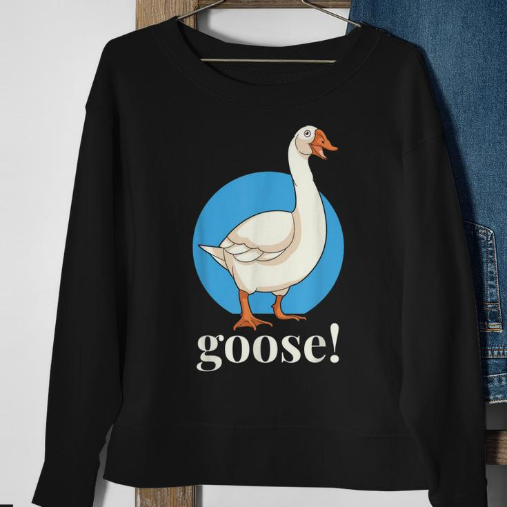 Goose Funny Meme Costume Goose Birds Honk Lover Gift Sweatshirt Gifts for Old Women