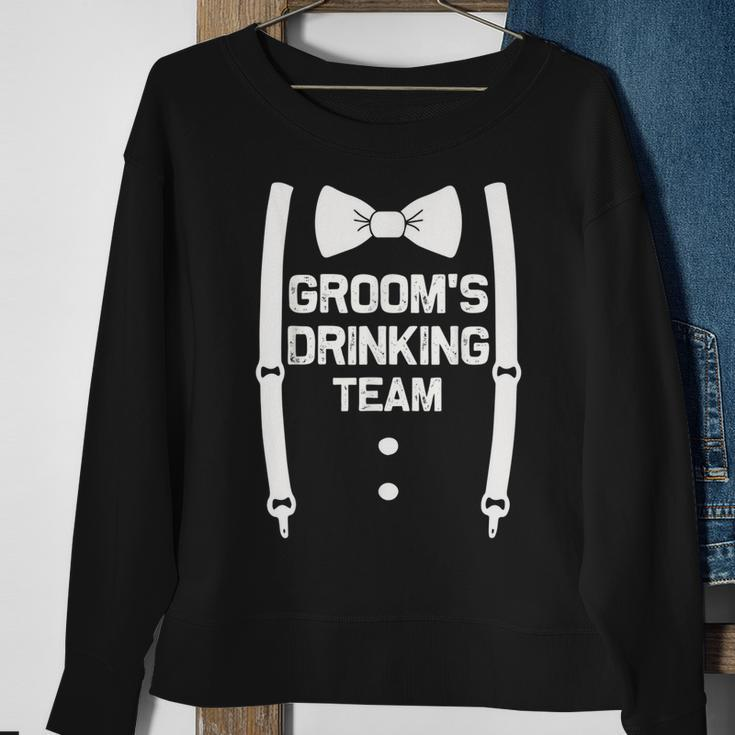 Grooms Drinking Team | Bachelor Party Squad | Wedding Sweatshirt Gifts for Old Women