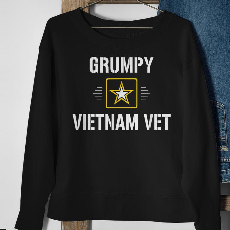 Grumpy Vietnam Vet - Men Women Sweatshirt Graphic Print Unisex Gifts for Old Women