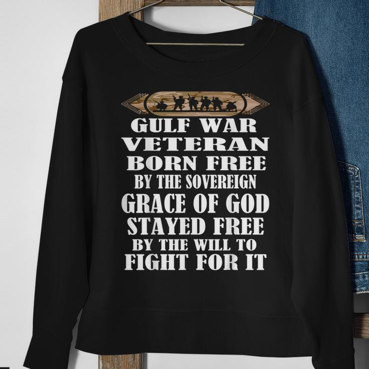 Gulf War VeteranDesert Storm Desert Shield Veteran Men Women Sweatshirt Graphic Print Unisex Gifts for Old Women