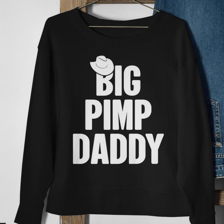 Halloween Big Pimp Daddy Pimp Costume Party Design Sweatshirt Gifts for Old Women