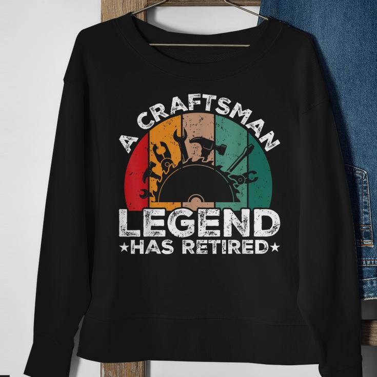 Handwerkerlegende Holzarbeiter Ruhestand Sweatshirt, Lustiges Rentner Design Geschenke für alte Frauen