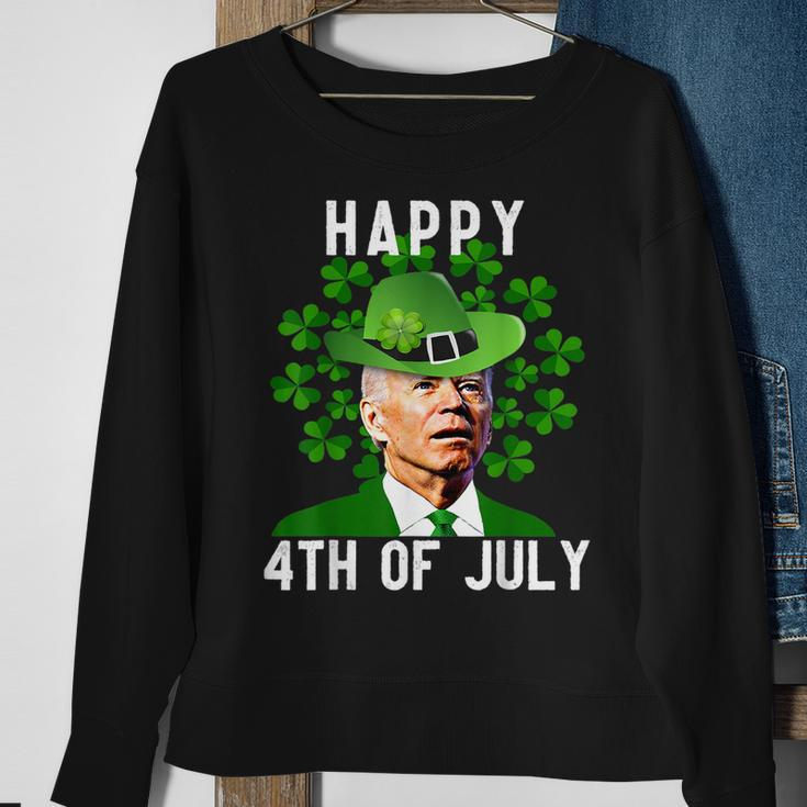 Happy 4Th Of July Confused Funny Joe Biden St Patricks Day V3 Sweatshirt Gifts for Old Women