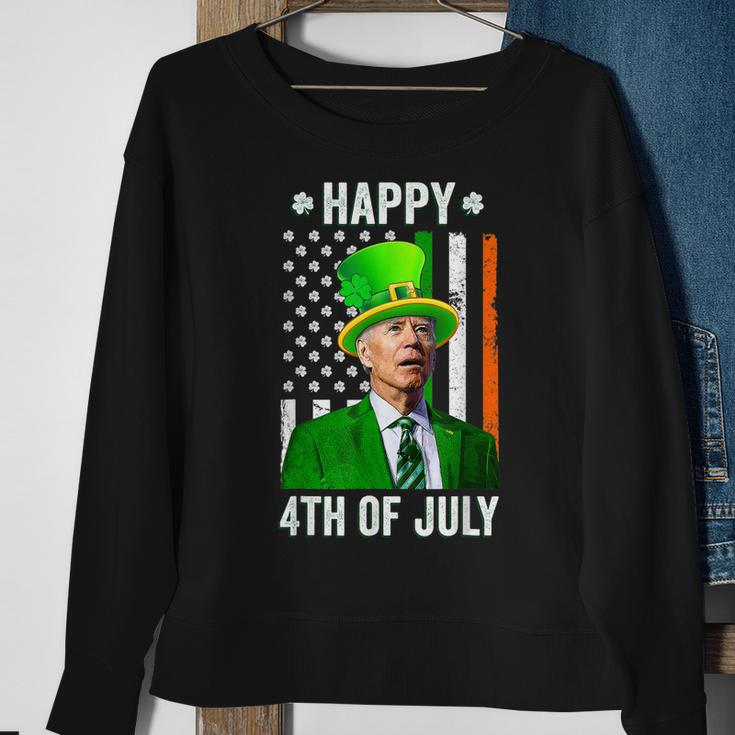 Happy 4Th Of July Joe Biden St Patricks Day Leprechaun Hat V3 Sweatshirt Gifts for Old Women