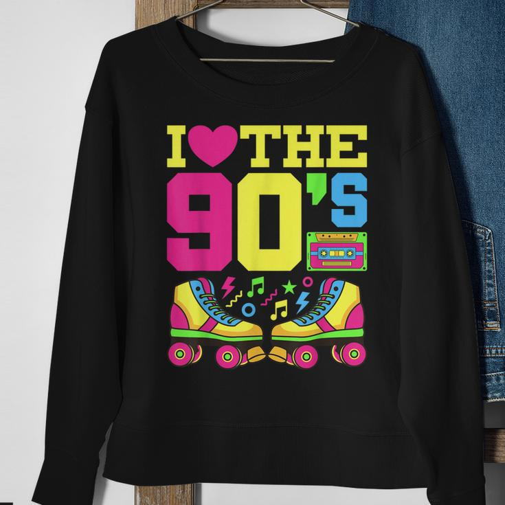 Heart 90S 1990S Fashion Theme Party Outfit Nineties Costume Sweatshirt Gifts for Old Women