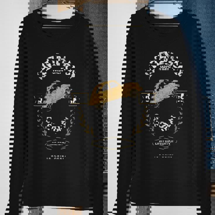 Herren 55 Geburtstag Mann Geschenk Opa 2Cv Oldtimer 55 Jahre Sweatshirt Geschenke für alte Frauen