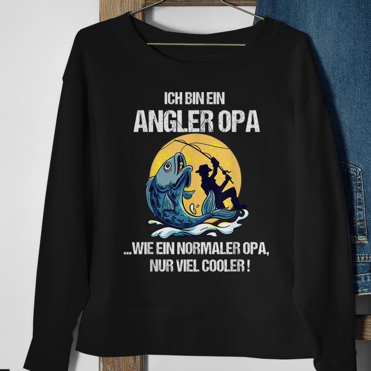 Herren Angler Angel Opa Papa Geburtstagsgeschenk Geschenkidee Sweatshirt Geschenke für alte Frauen