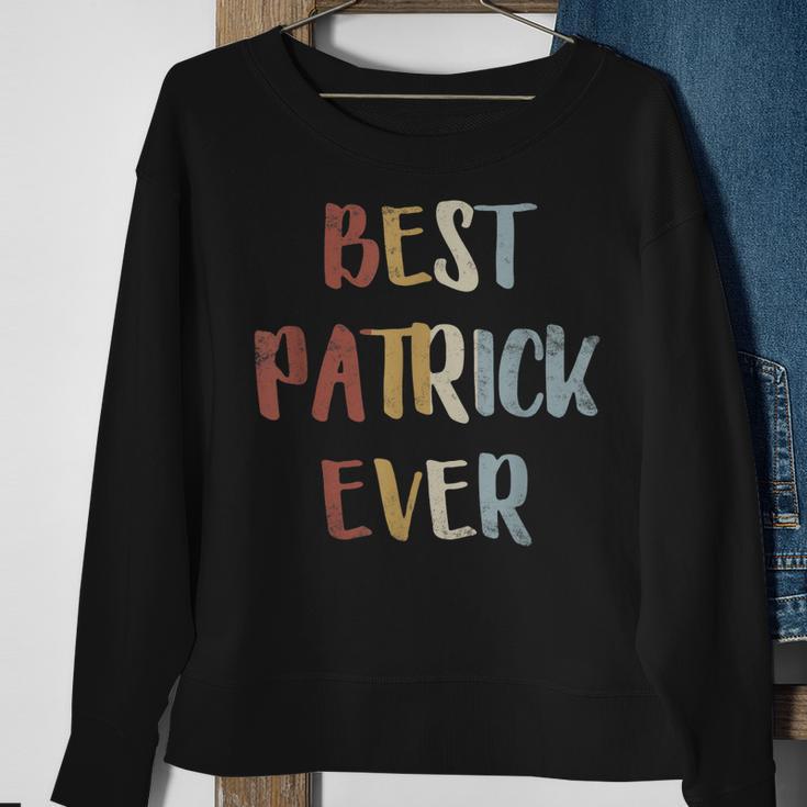 Herren Best Patrick Ever Retro Vintage Vornamen Geschenk Sweatshirt Geschenke für alte Frauen