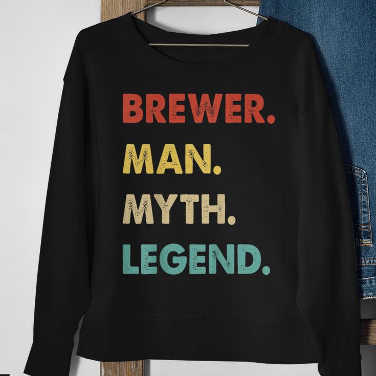 Herren Bierbrauer Mann Mythos Legende Sweatshirt Geschenke für alte Frauen