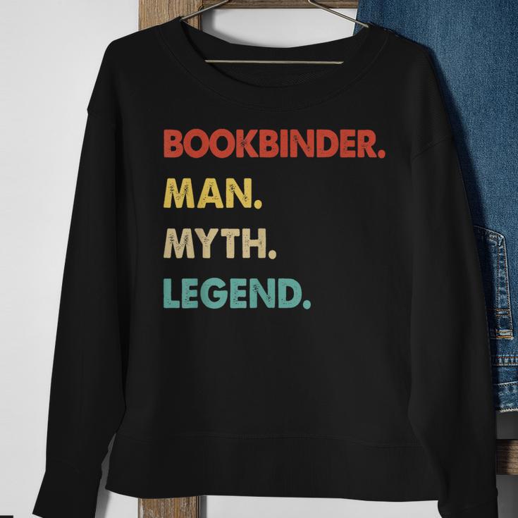 Herren Buchbinder Mann Mythos Legende Sweatshirt Geschenke für alte Frauen