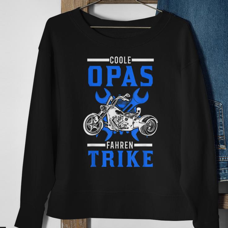 Herren Coole Opas Fahren Trike Trikefahrer Biker Triker Sweatshirt Geschenke für alte Frauen