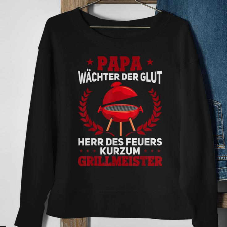 Herren Grill Barbecue Spruch Bbq Lustiges Papa Grillkönig Sweatshirt Geschenke für alte Frauen