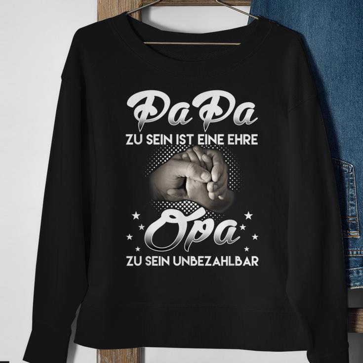 Herren Herren Ich Habe Zwei Titel Papa Und Opa Geschenk Sweatshirt Geschenke für alte Frauen