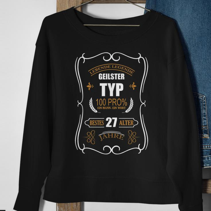 Herren Lebende Legende Geilster Typ 27 Geburtstag Sweatshirt Geschenke für alte Frauen