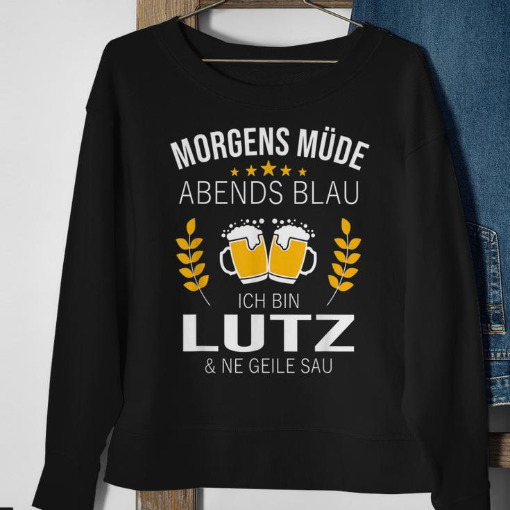 Herren Lutz Name Geschenk-Idee Geburtstag Lustiger Spruch Sweatshirt Geschenke für alte Frauen