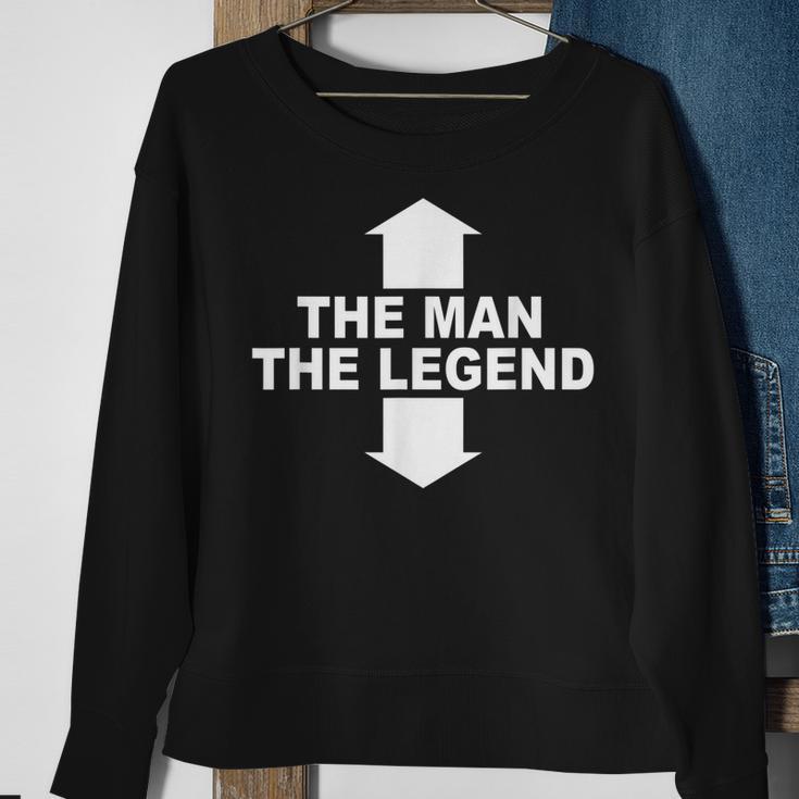 Herren The Man The Legend Lustiges Mann Legende Pfeile Männer Sweatshirt Geschenke für alte Frauen