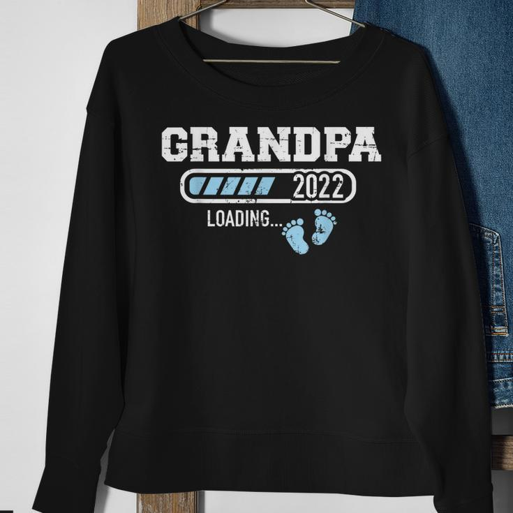 Herren Opa 2022 Loading Schwangerschaft Verkünden Sweatshirt Geschenke für alte Frauen