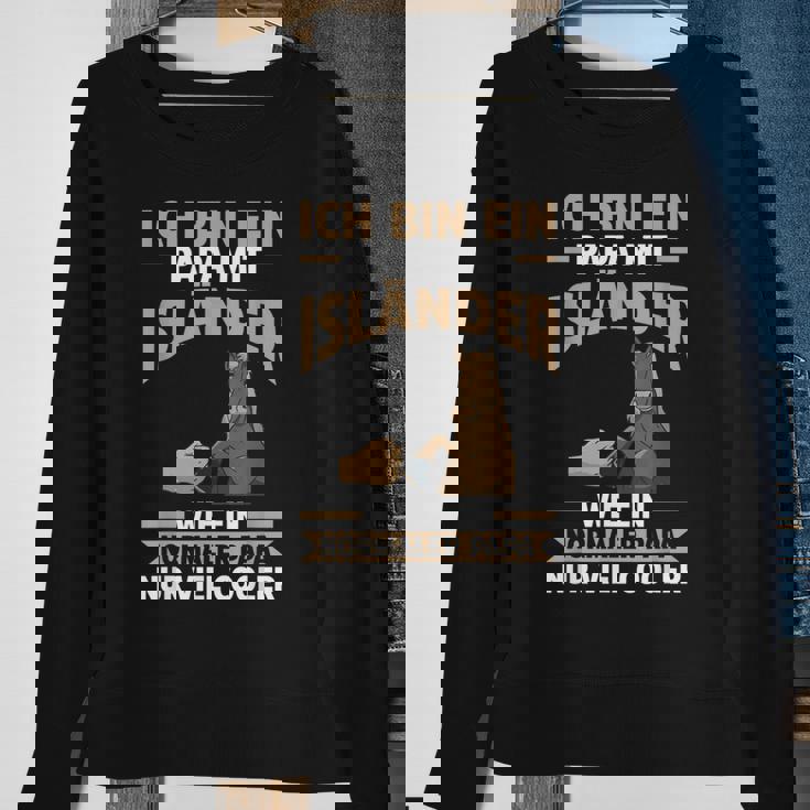Herren Pferd Isländer Papa Vater Vatertag Reiter Sweatshirt Geschenke für alte Frauen