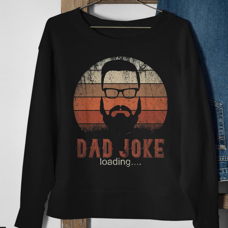 Herren Retro Hipster Papa Geschenk Zum Männertag Vater Witze Sweatshirt Geschenke für alte Frauen