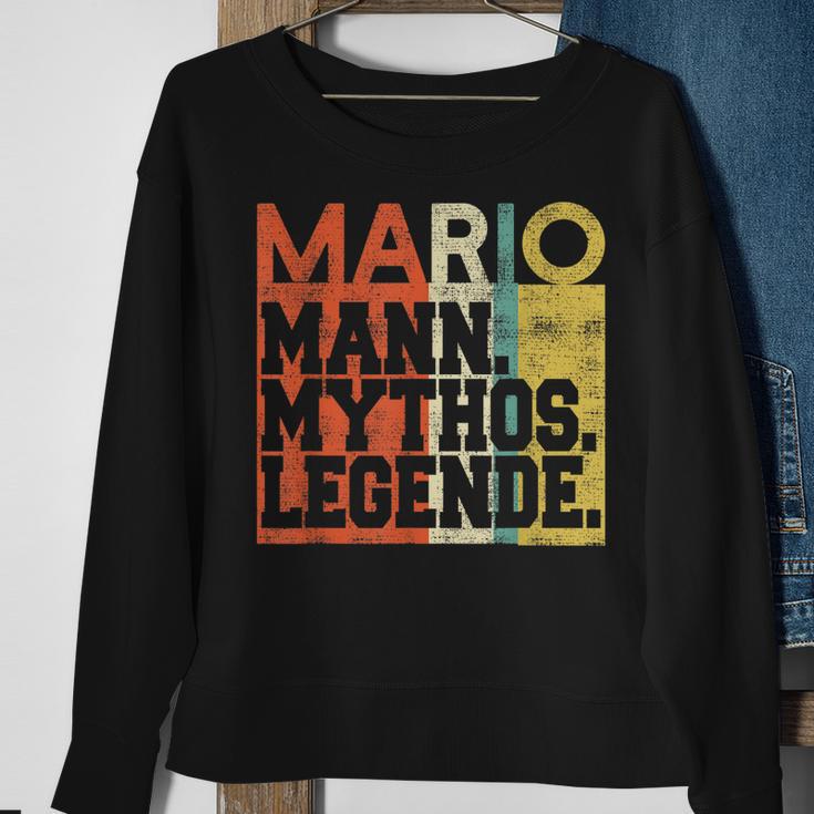 Herren Retro Mario Mann Mythos Legende Geburtstag Geschenk Sweatshirt Geschenke für alte Frauen