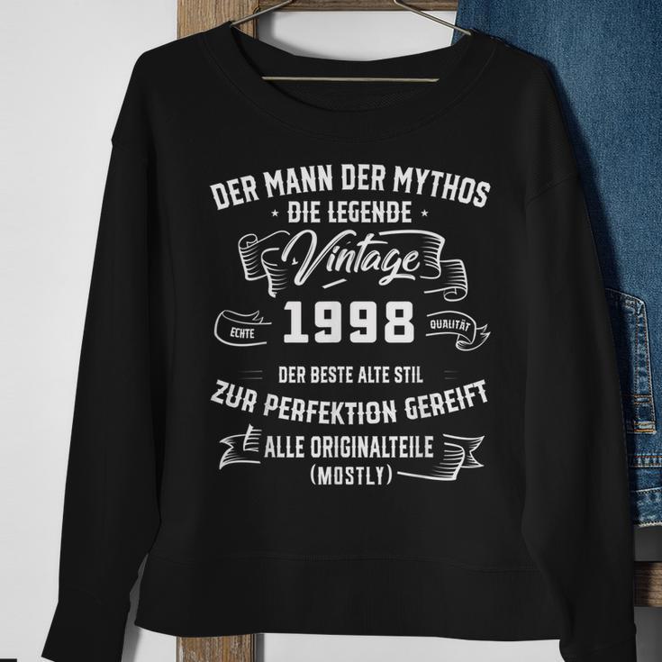 Herren Vintage Der Mann Mythos Die Legende 1998 25 Geburtstag Sweatshirt Geschenke für alte Frauen