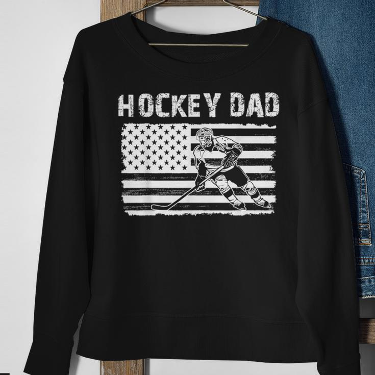 Hockey Dad Father Day Gift Sweatshirt Gifts for Old Women