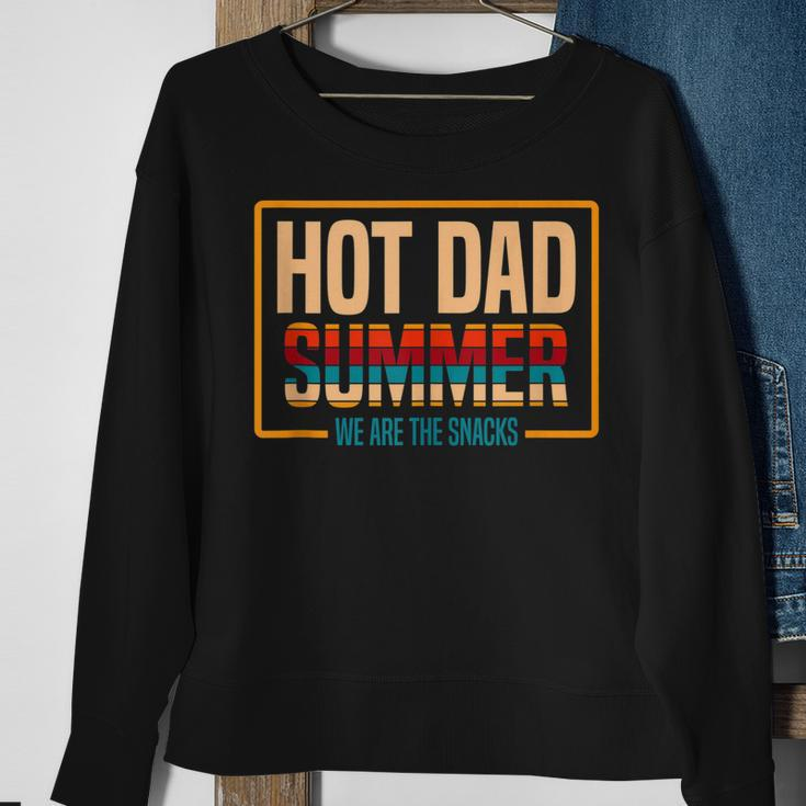 Hot Dad Summer We Are The Snacks Retro Vintage Sweatshirt Gifts for Old Women