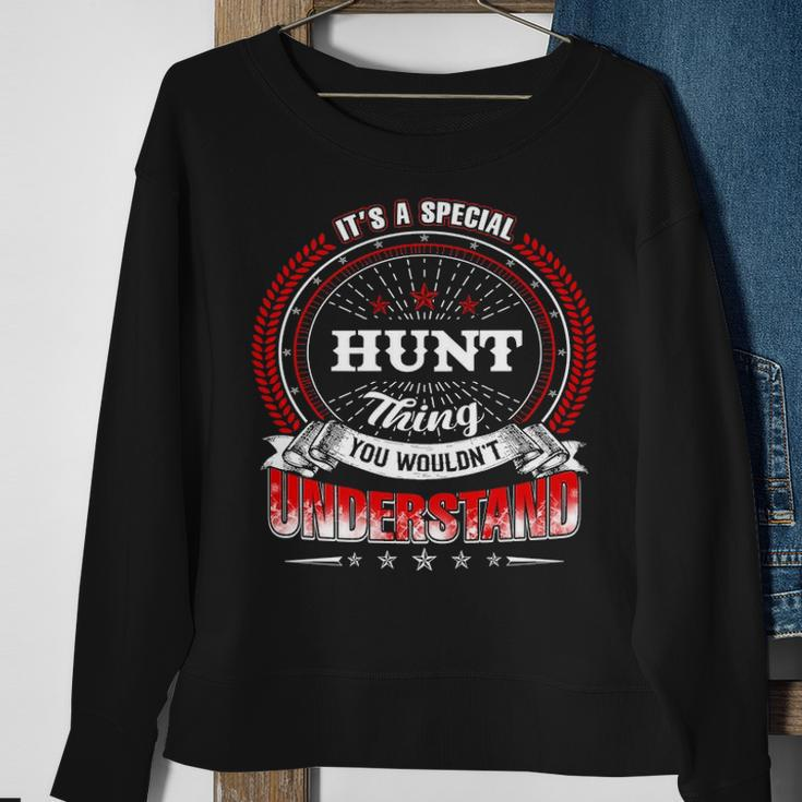 Hun Family Crest Hunt Hunt Clothing HuntHunt T Gifts For The Hunt Sweatshirt Gifts for Old Women