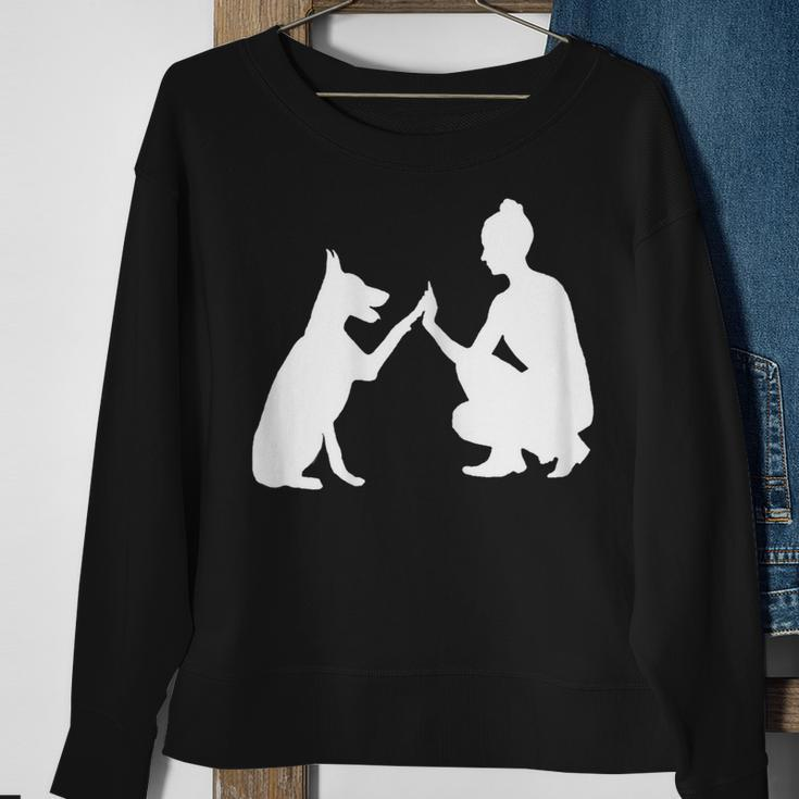 Hund Und Frauchen Beste Freunde Sweatshirt Geschenke für alte Frauen