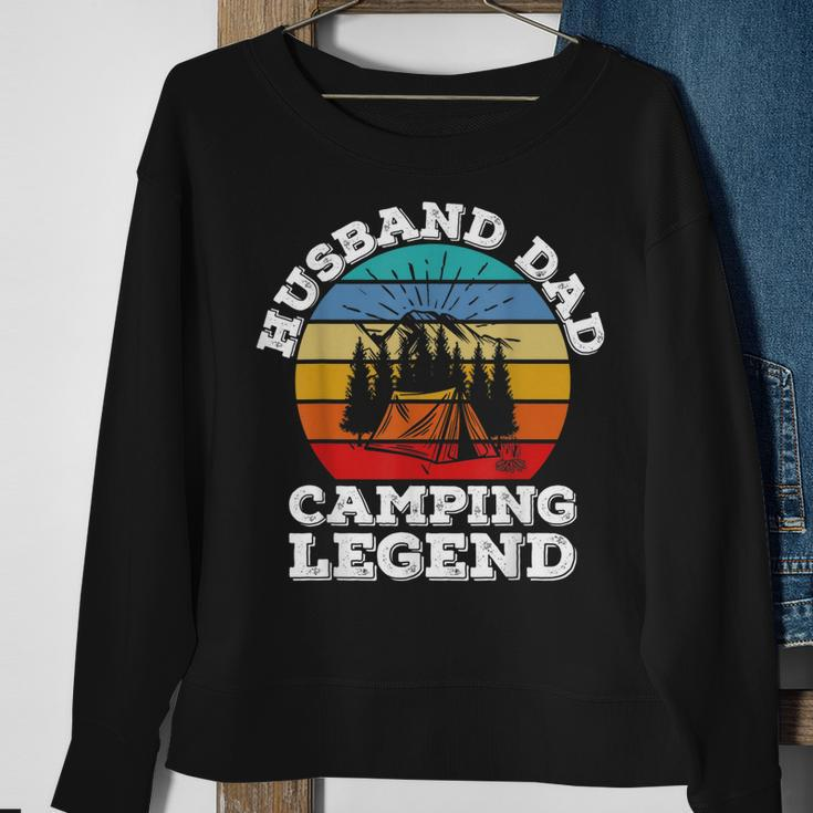 Husband Dad Camping Legend Sweatshirt Geschenke für alte Frauen