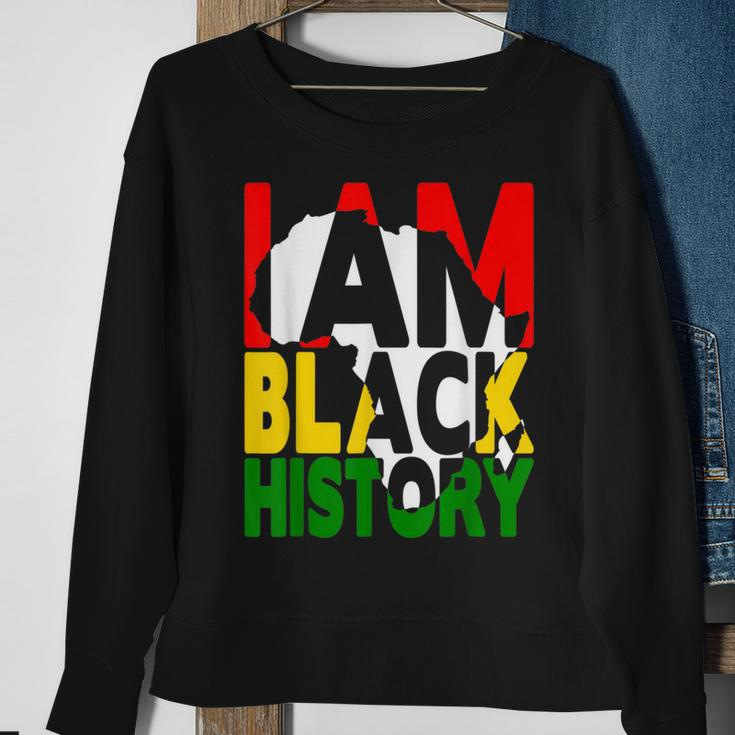I Am Black Every Month Black History Month African Pride Men Women Sweatshirt Graphic Print Unisex Gifts for Old Women