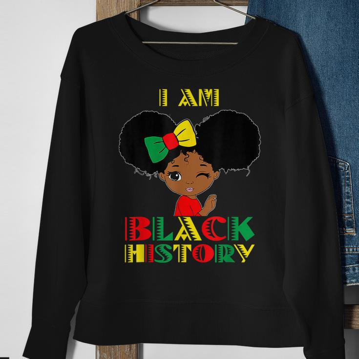 I Am The Strong African Queen Girl Pretty Black And Educated Sweatshirt Gifts for Old Women