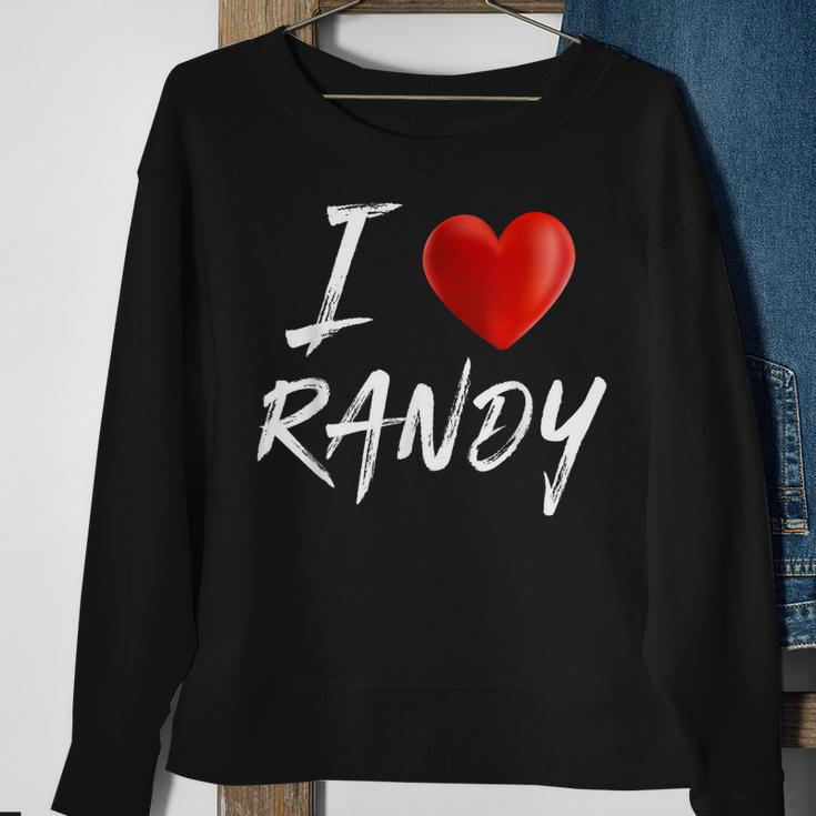 I Love Heart Randy Family NameSweatshirt Gifts for Old Women
