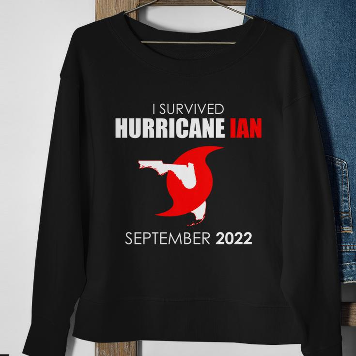 I Survived Hurricane Ian September 2022 V2 Sweatshirt Gifts for Old Women
