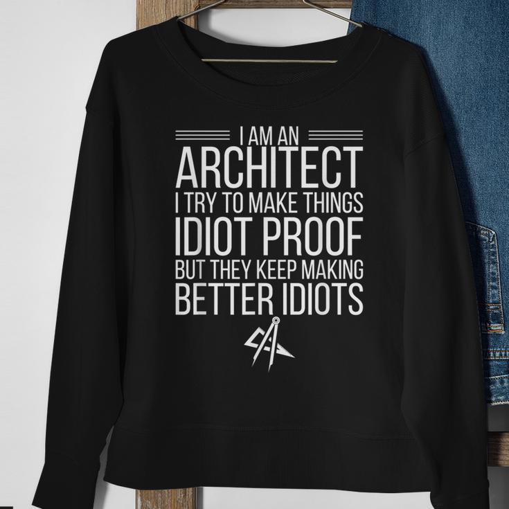 Ich Bin Ein Architekt Architekturarchitekten V2 Sweatshirt Geschenke für alte Frauen