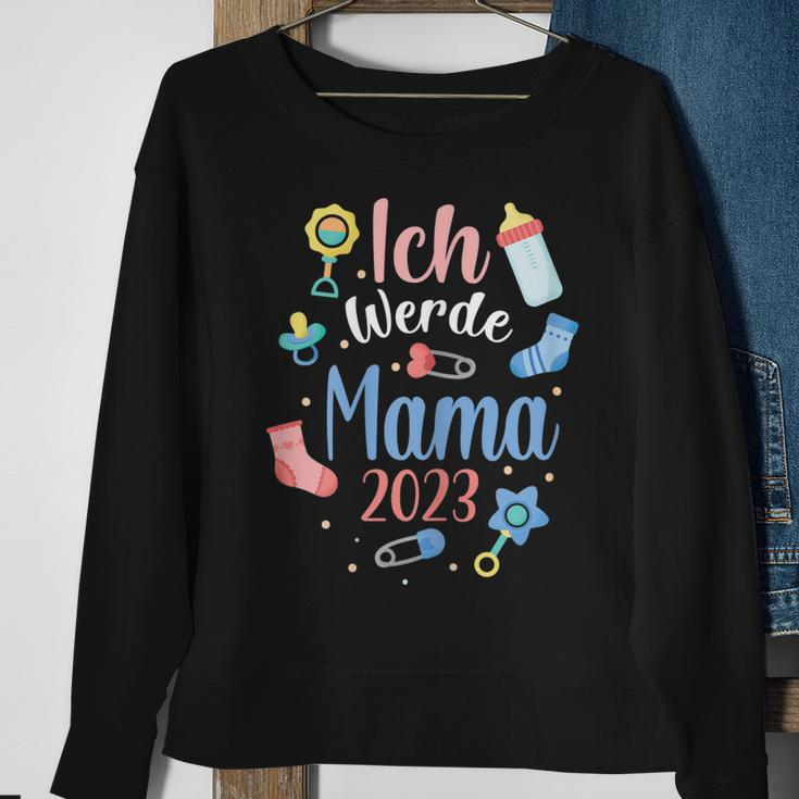 Ich Werde Mama 2023 Sweatshirt, Süßes Outfit für werdende Mütter Geschenke für alte Frauen
