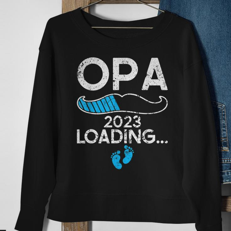 Ich Werde Opa 2023 Loading Schwangerschaft Verkündung Sweatshirt Geschenke für alte Frauen