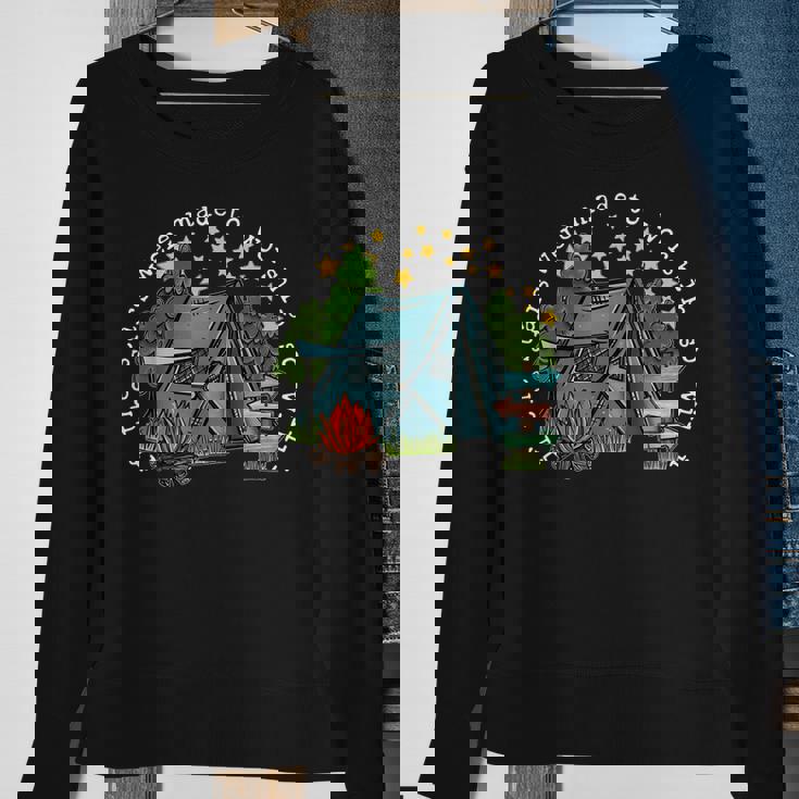If The Stars Were Made To Worship So Will I Camping Sweatshirt Gifts for Old Women