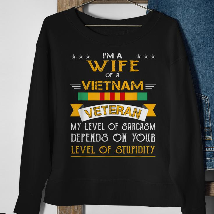 Im A Wife Of A Vietnam Veteran Gift Men Women Sweatshirt Graphic Print Unisex Gifts for Old Women