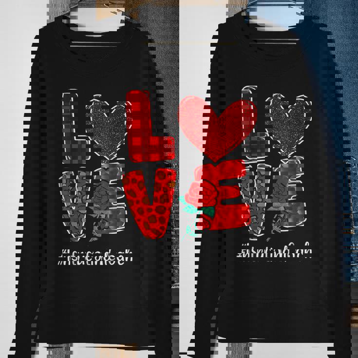 Instructional Coach Valentine Day Love Heart Flower Men Women