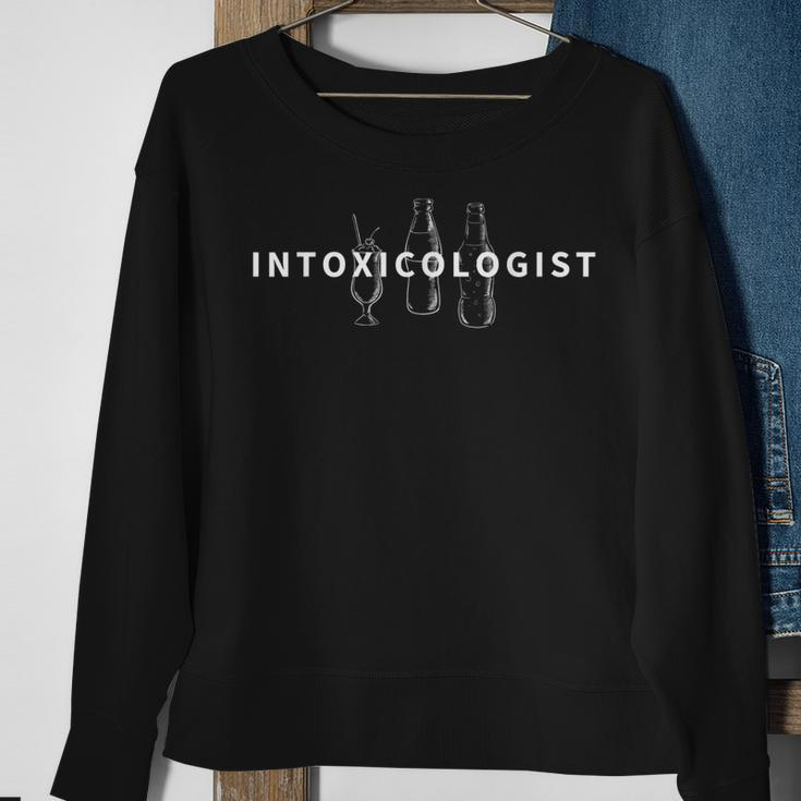 Intoxicologist - Funny Bartender Gift Sweatshirt Gifts for Old Women