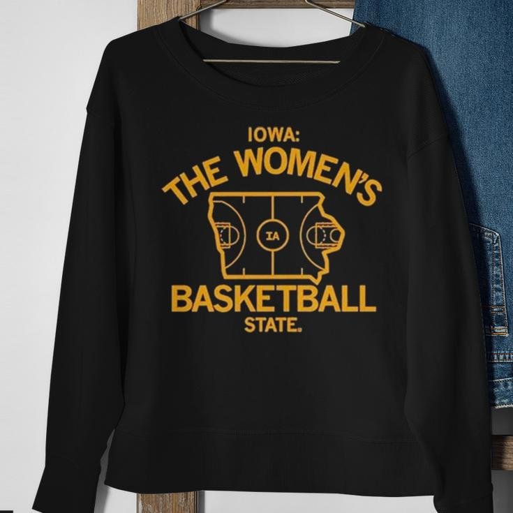 Iowa The Women’S Basketball State Sweatshirt Gifts for Old Women