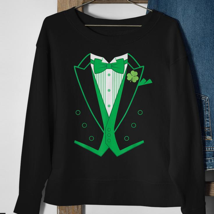 Irish Formal Tuxedo St Patricks Day Sweatshirt Gifts for Old Women