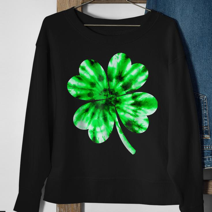 Irish Lucky Shamrock Green Clover St Patricks Day Patricks Sweatshirt Gifts for Old Women