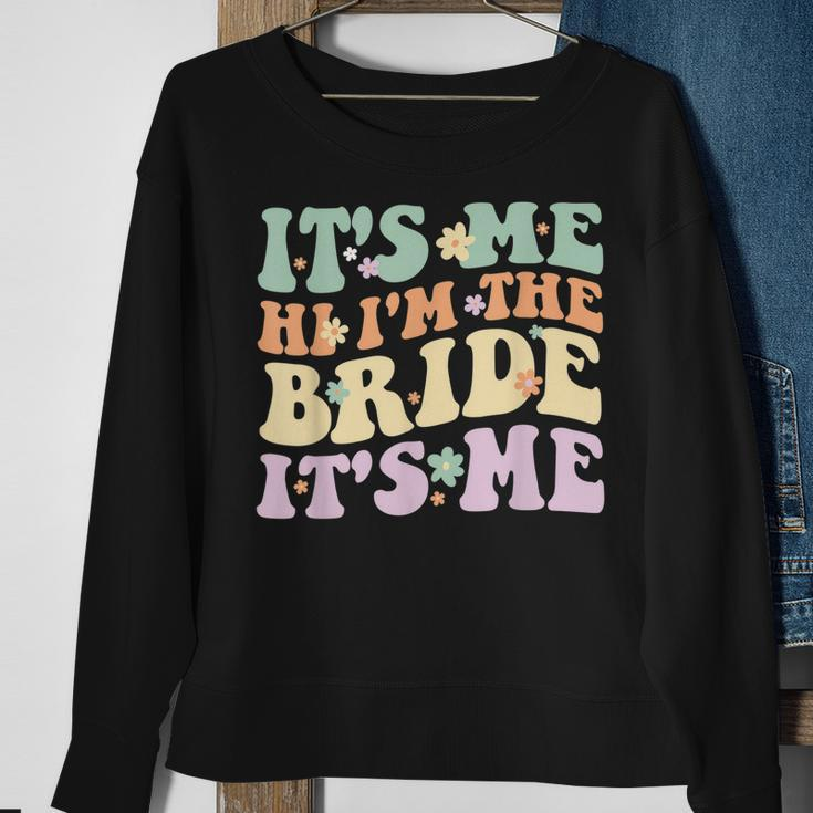 Its Me Hi Im The Bride Its Me Funny Quotes Bride Sweatshirt Gifts for Old Women