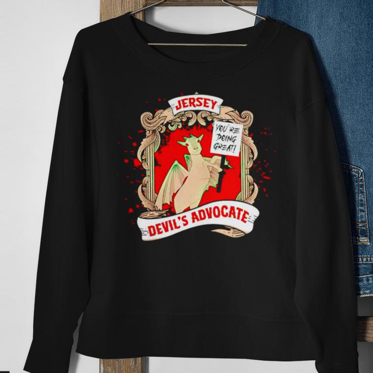 Jersey Devil’S Advocate Sweatshirt Gifts for Old Women
