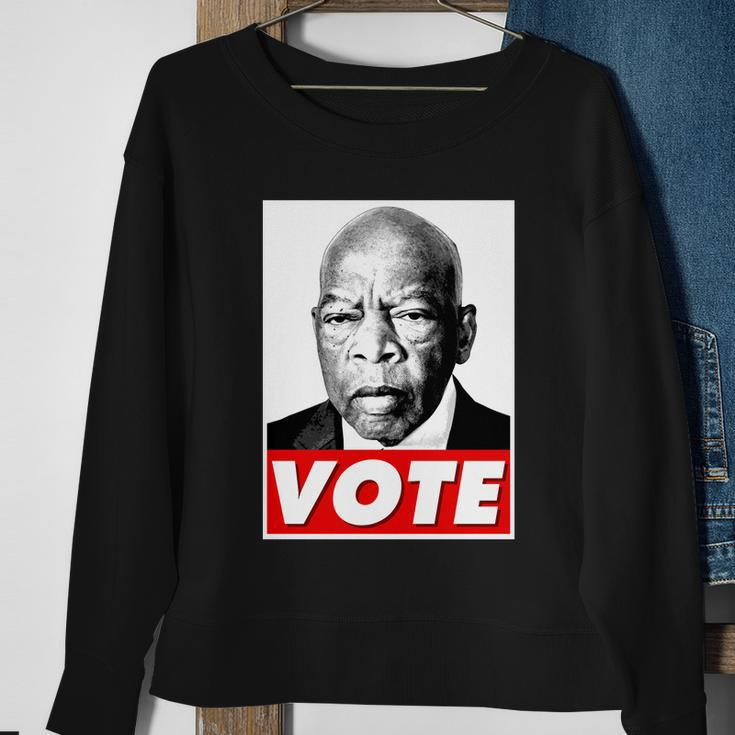John Lewis Tribute Vote Poster Sweatshirt Gifts for Old Women